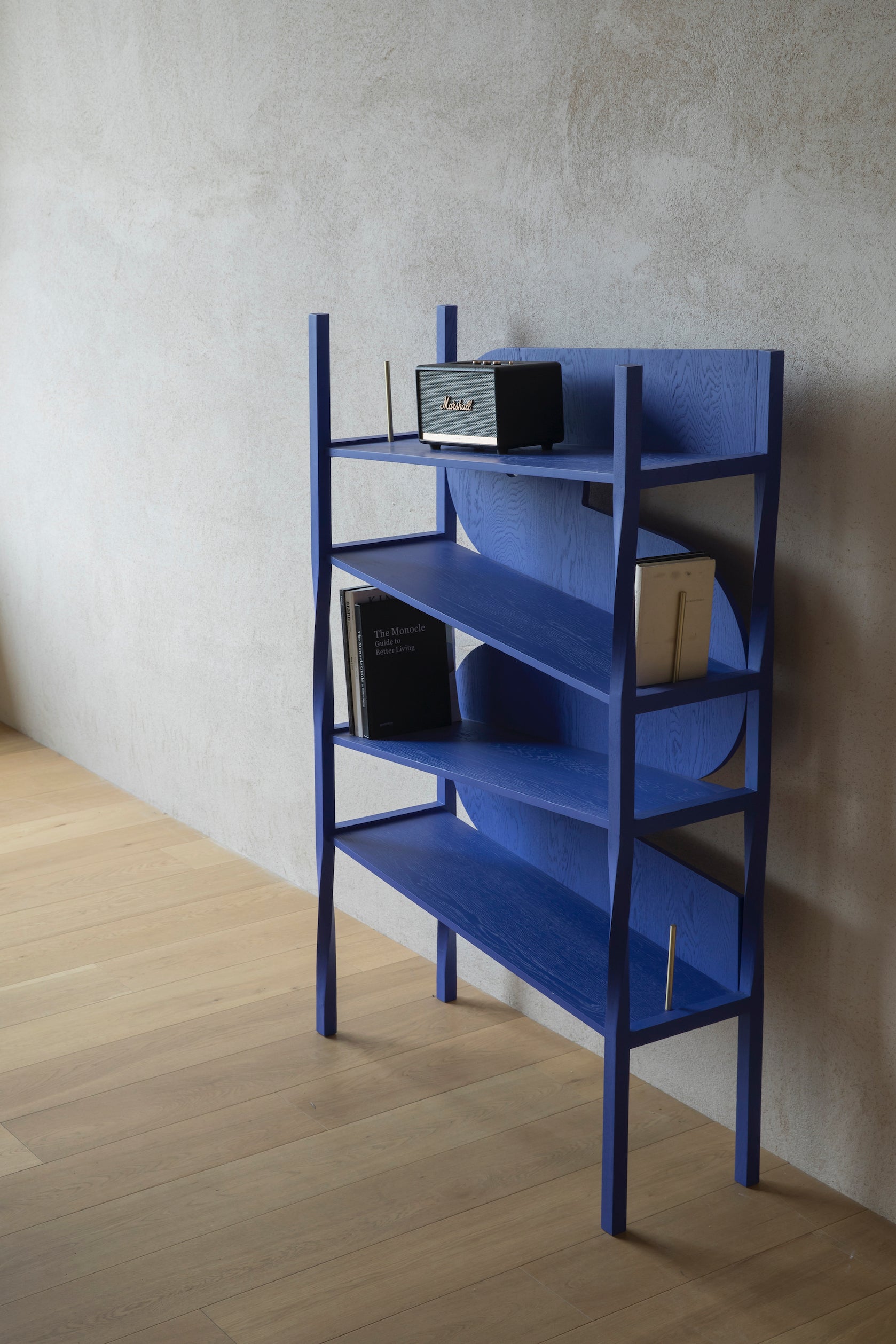 Arrangeable Bookshelf Bookcase / Cabinet ( Customer Made ) Ziinlife Modern Design Furniture Hong Kong Klein Blue