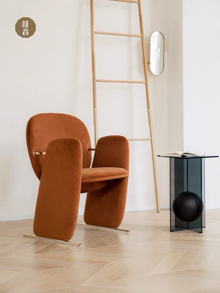 STONE-LIKE CHAIR Chair Ziinlife Modern Design Furniture Hong Kong Orange