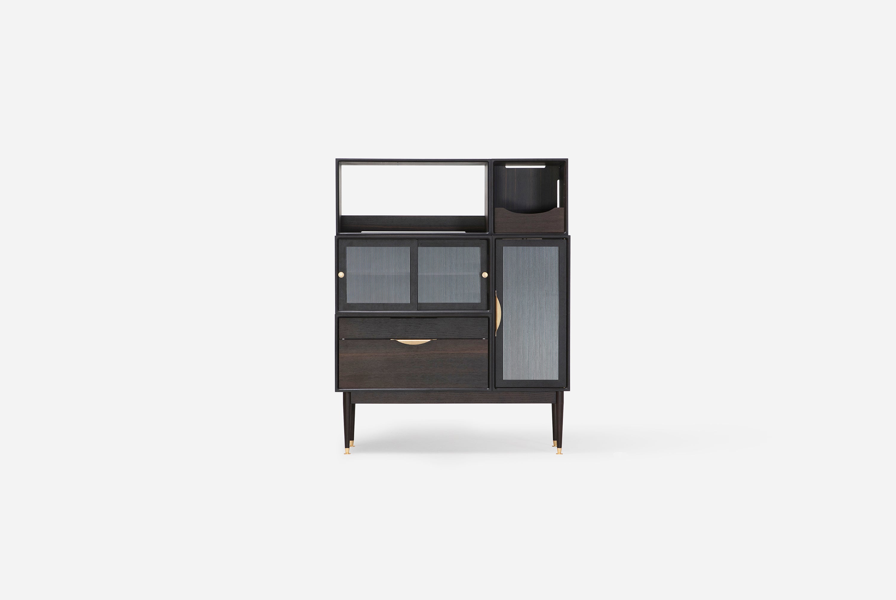 INFINITY SIDEBOARD CABINET Cabinet Ziinlife Modern Design Furniture Hong Kong Smoky Black